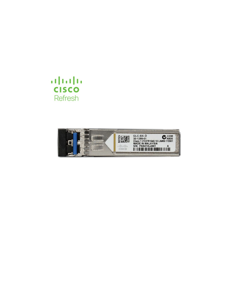 Cisco - SFP (mini-GBIC) Transceiver Module - GigE GLC-BX-D-RF