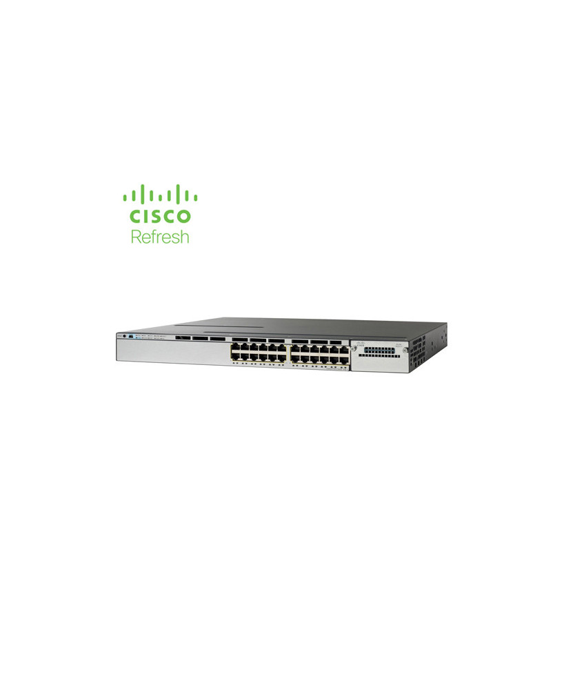 Cisco Catalyst 3750X 24 Port PoE IP Base WS-C3750X-24P-S-RF