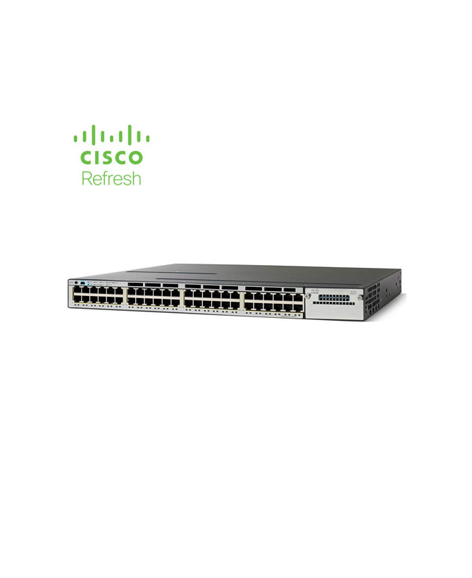 Cisco Catalyst 3750X 48 Port Full PoE IP Base WS-C3750X-48PFS-RF