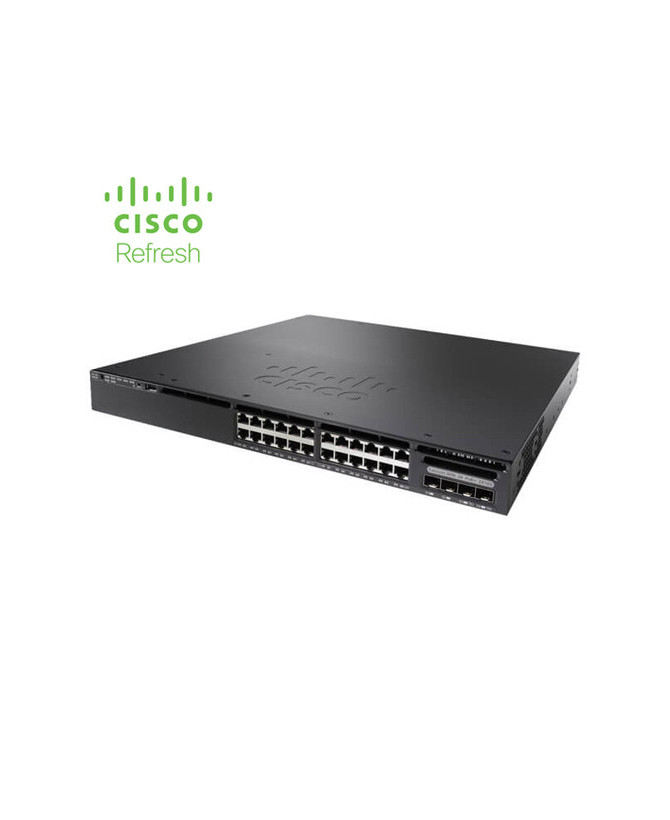 Cisco Catalyst 3650 24 port Data 4x1G Uplink LAN Base WS-C3650-24TS-L-RF