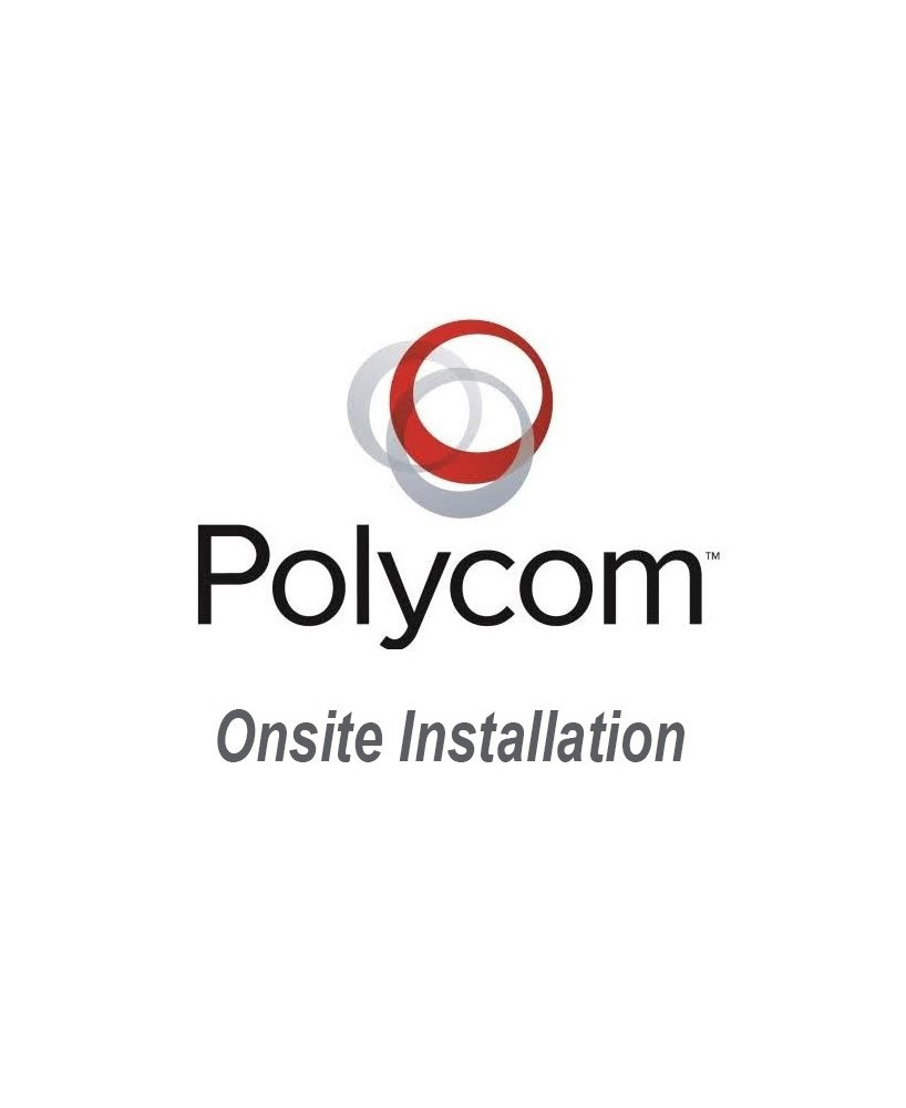 HP Poly/Polycom Onsite Installation 4870-00370-002 for HDX 4000 Series