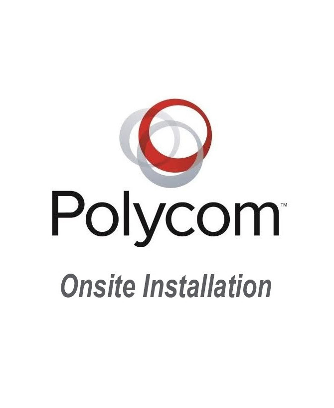 HP Poly/Polycom Onsite Installation 4870-00370-002 for HDX 4000 Series