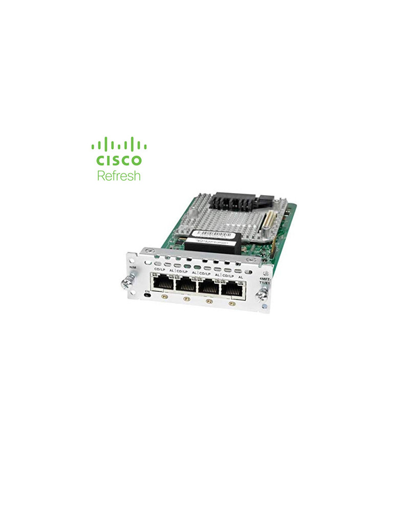 Cisco 4 port Multi flex Trunk Voice/Clear Channel Data T1/E1Mod NIM-4MFT-T1/E1-RF