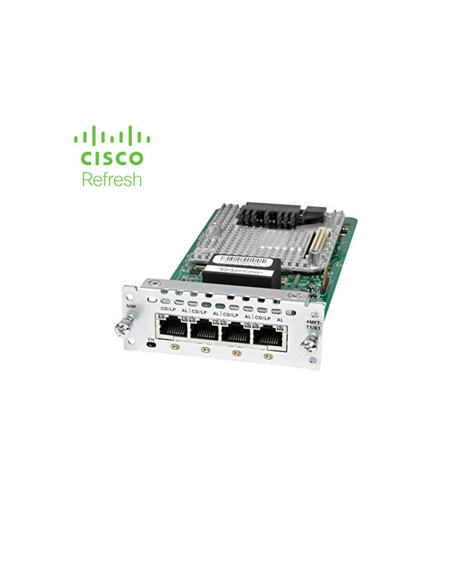 Cisco 4 port Multi flex Trunk Voice/Clear Channel Data T1/E1Mod NIM-4MFT-T1/E1-RF