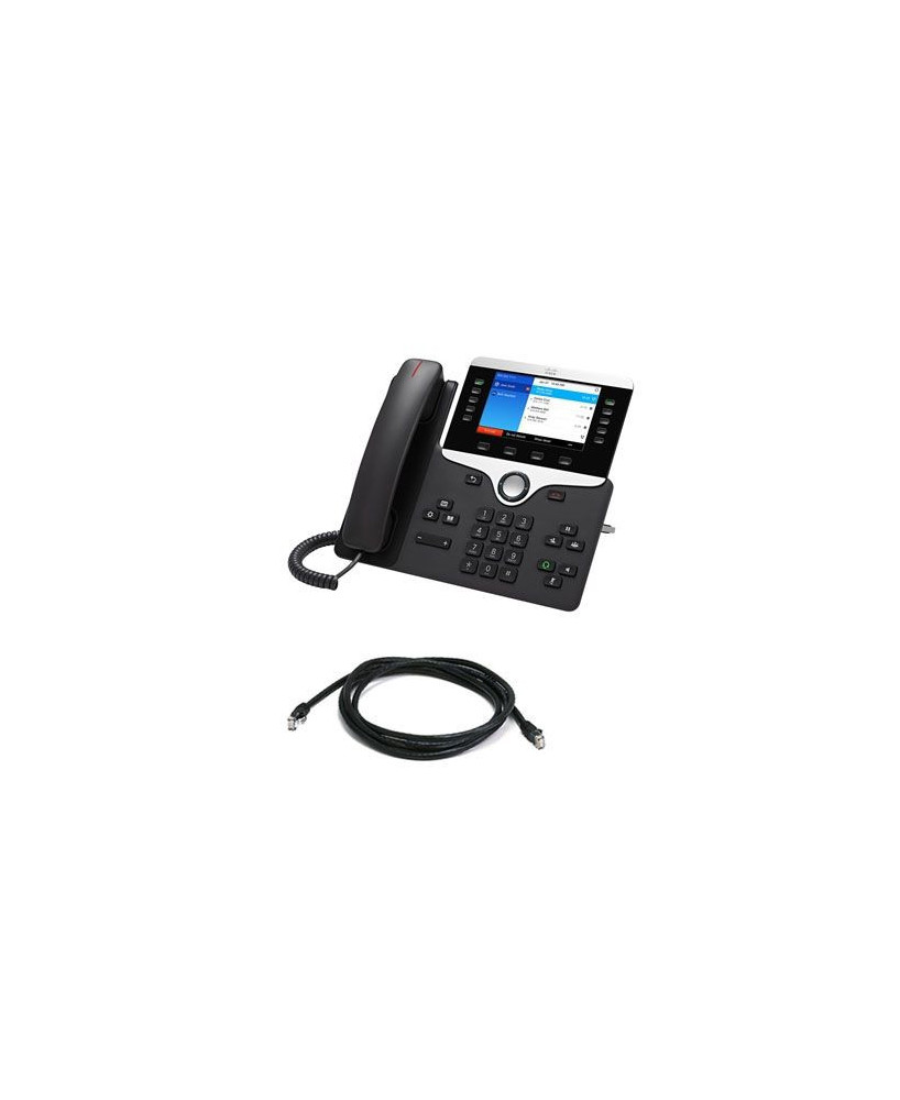 Cisco 8841 IP Phone in Black CP-8841-3PCC-K9-RF with Multiplatform Phone Firmware