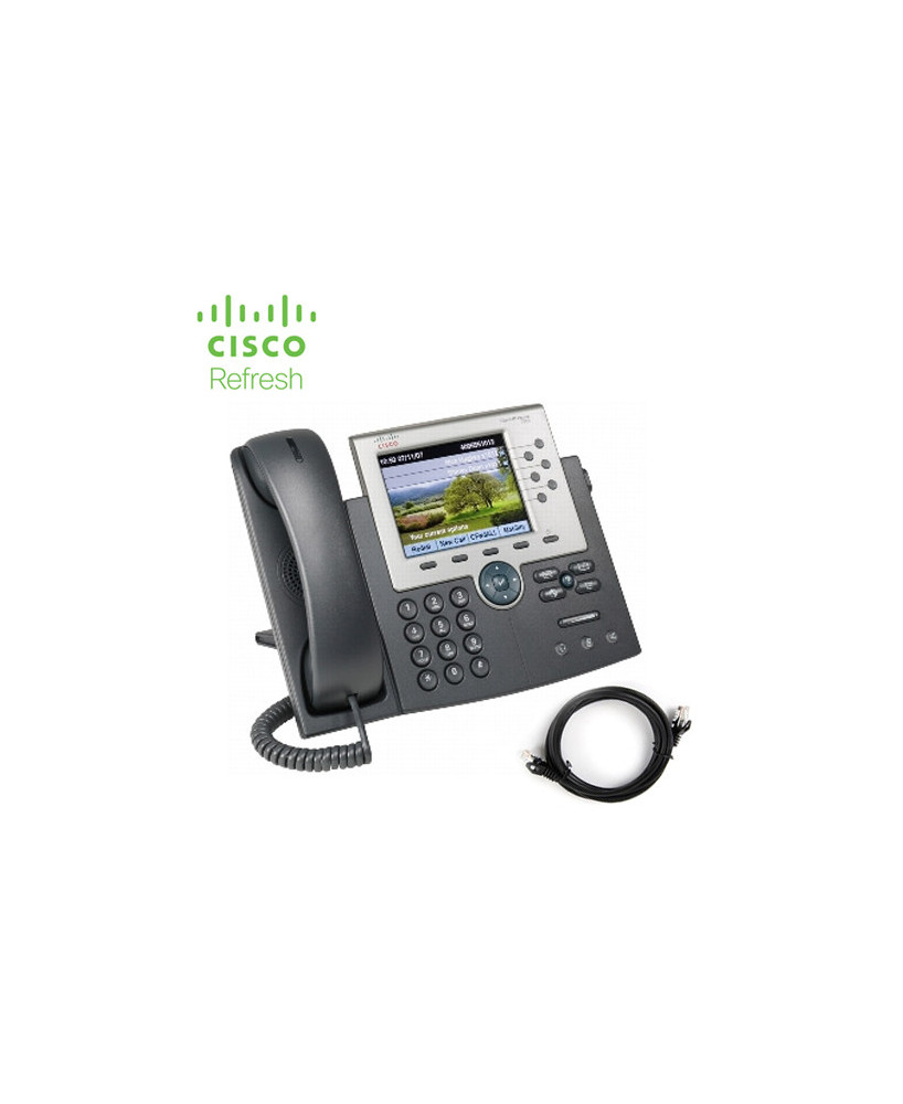 Cisco Unified 7965G Ethernet Colored IP Phone in Black CP-7965G-RF