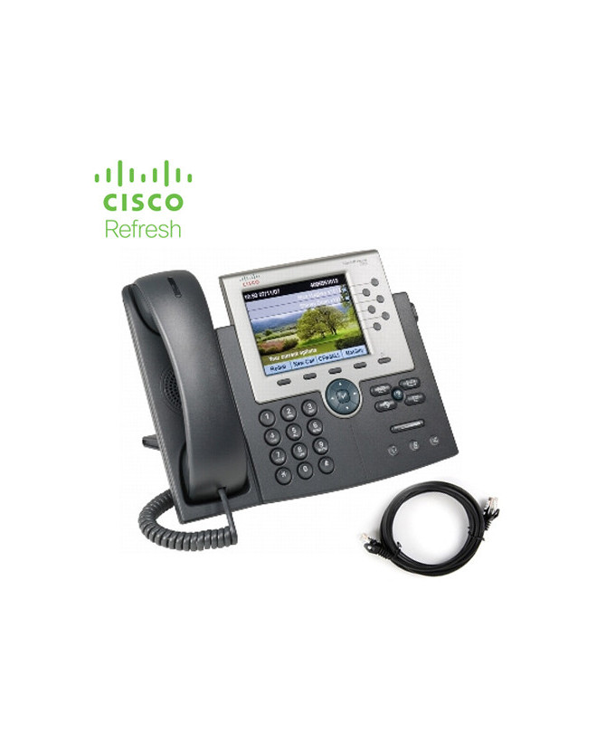 Cisco Unified 7965G Ethernet Colored IP Phone in Black CP-7965G-RF