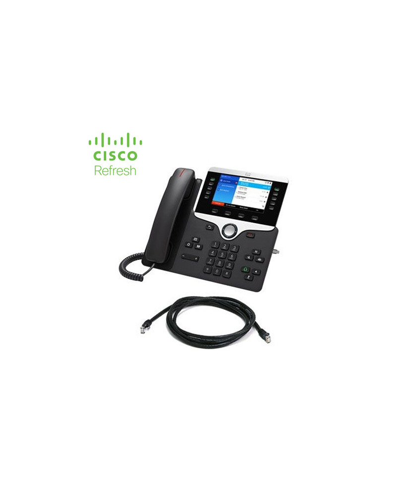 Cisco 8861 w/ Multiplatform IP Phone firmware in Black CP-8861-3PCC-K9-RF