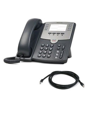 Cisco SPA501G-RF 8 Line IP Phone in Gray with PoE and PC Port