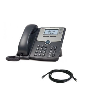 Cisco SPA504G-RF 4 Line IP Phone in Gray w/ Display PoE 2-Port