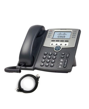 Cisco SPA509G-RF 12 Line IP Phone in Gray w/ Display PoE and Port