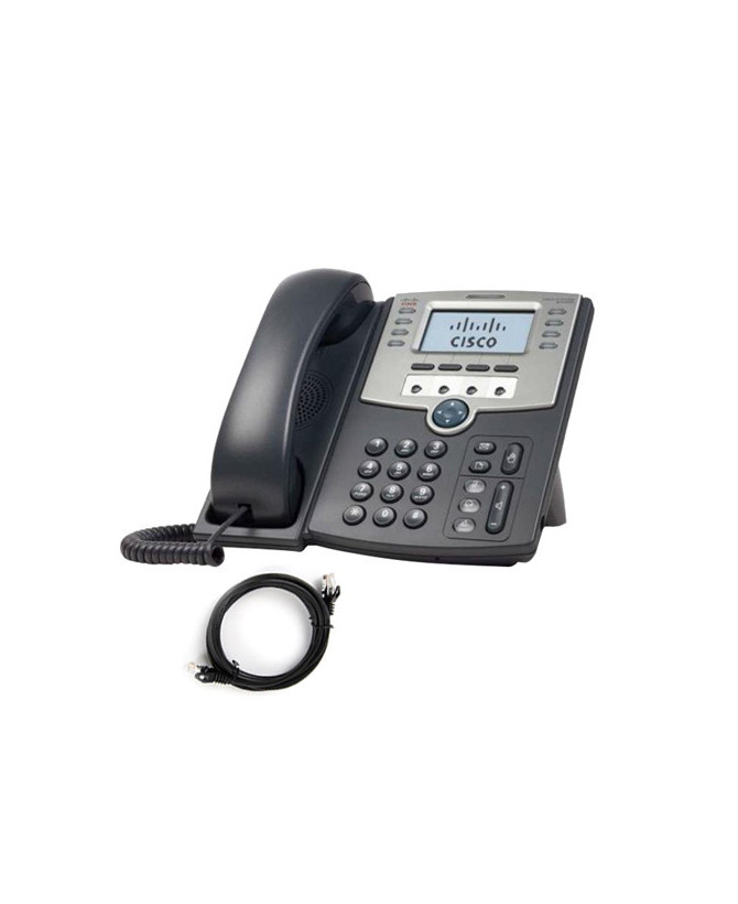 Cisco SPA509G-RF 12 Line IP Phone in Gray w/ Display PoE and Port