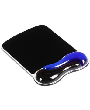 Kensington Duo Gel Mouse Pad with Wrist Rest in Blue/Black 62401