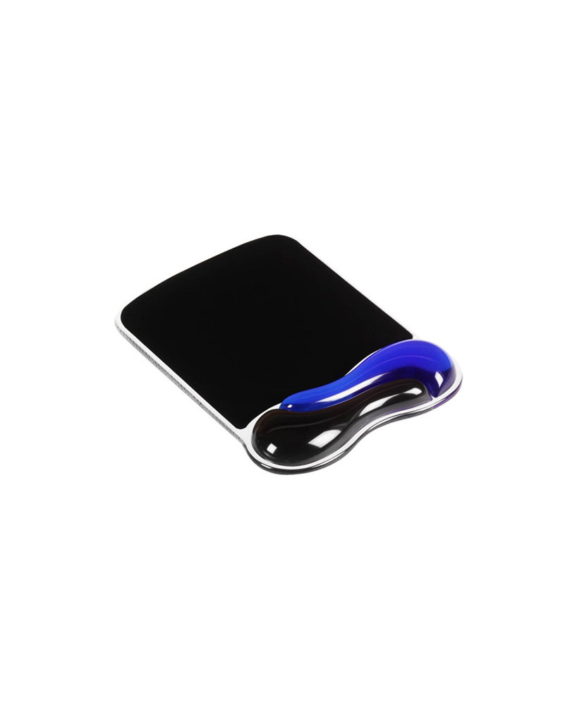 Kensington Duo Gel Mouse Pad with Wrist Rest in Blue/Black 62401