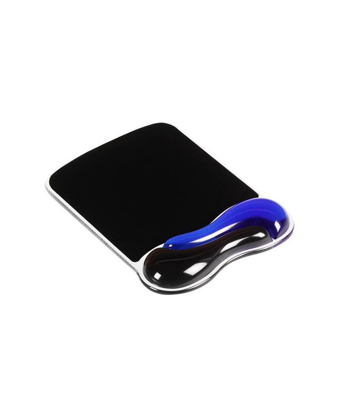 Kensington Duo Gel Mouse Pad with Wrist Rest in Blue/Black 62401