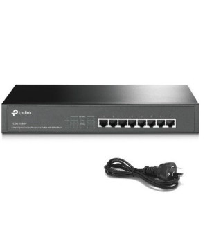 TP-Link 8-Port Gigabit Desktop/Rackmount Switch with 8-Port PoE+ TL-SG1008MP