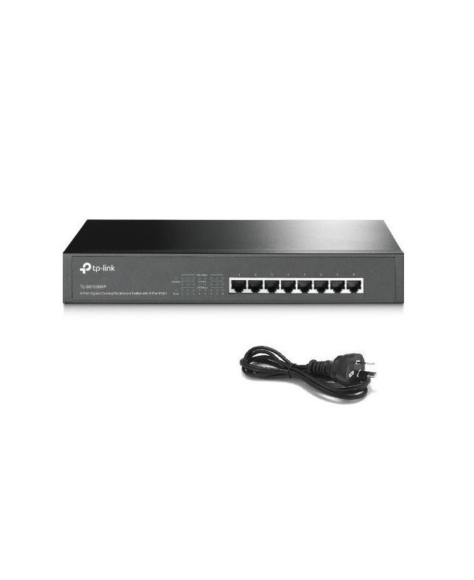 TP-Link 8-Port Gigabit Desktop/Rackmount Switch with 8-Port PoE+ TL-SG1008MP