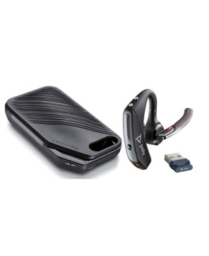 HP Poly/Plantronics Voyager 5200 UC USB-A Bluetooth Headset with Charging Case and BT700 Dongle 206110-102 / 7K2F3AA