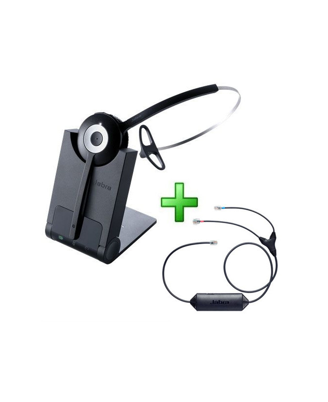 Bundle Jabra PRO 920 Wireless Headset 920-25-508-103 PRO920 with Jabra Link EHS Adapter 14201-33