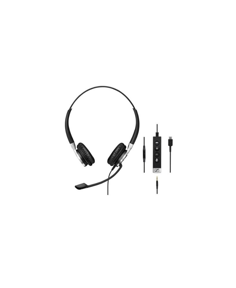 EPOS | SENNHEISER IMPACT SC 665 USB-C Wired Stereo UC Headset with 3.5 mm jack and USB-C Connectivity 1000670