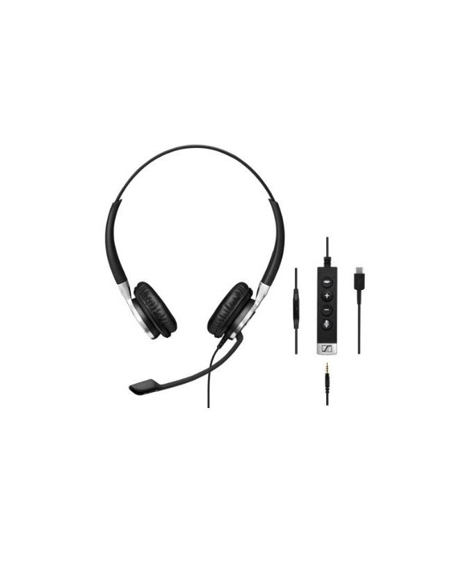 EPOS | SENNHEISER IMPACT SC 665 USB-C Wired Stereo UC Headset with 3.5 mm jack and USB-C Connectivity 1000670