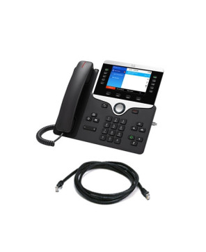 Cisco 8851 IP Phone with Multiplatform Firmware in Black CP-8851-3PCRCK9-RF for RC Server