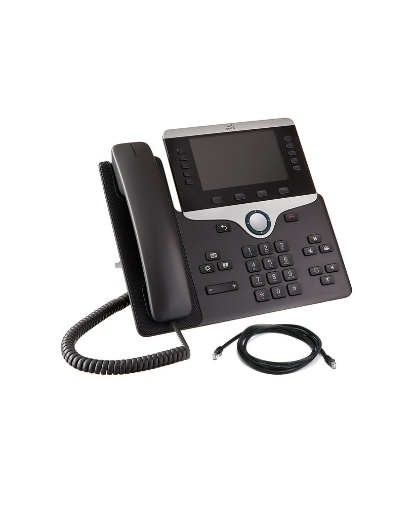 Cisco 8851 IP Phone Arabic Layout in Black CP-8851-A-K9-RF