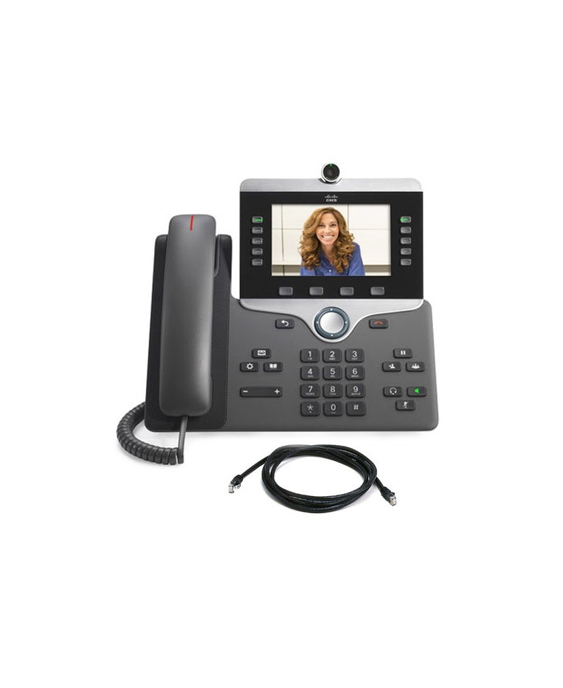 Cisco 8865 IP Phone No Radio Variant in Charcoal CP-8865NR-K9-RF