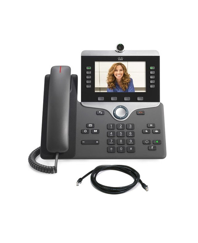 Cisco 8865 IP Phone No Radio Variant in Charcoal CP-8865NR-K9-RF