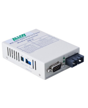 Alloy RS-232/422/485 Serial DB-9 to Single Mode Fibre Converter SCR460SC-3