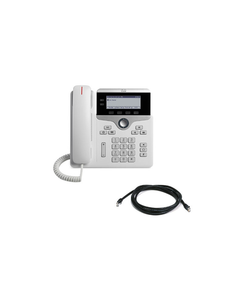 Cisco 7821 2-Line IP Phone in White CP-7821-W-K9-RF