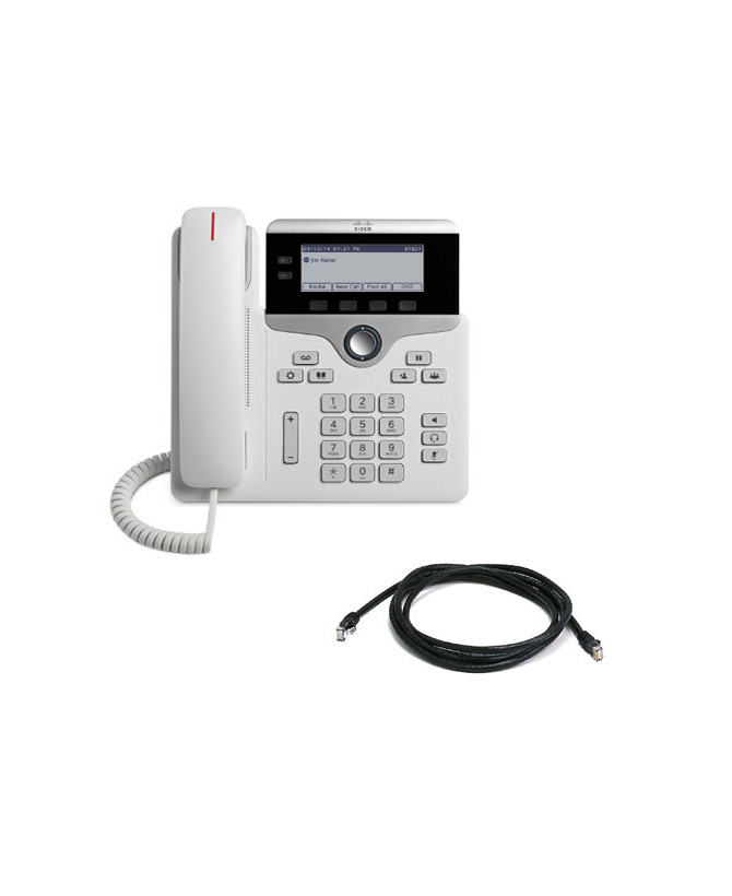 Cisco 7821 2-Line IP Phone in White CP-7821-W-K9-RF