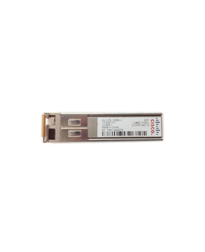 Cisco 100BASE-BX10-U SFP Transceiver Module GLC-FE-100BX-U-RF