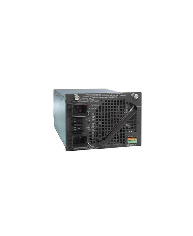 Cisco Catalyst 4500 6000W AC dual input PS (Data + PoE) PWR-C45-6000ACV-RF