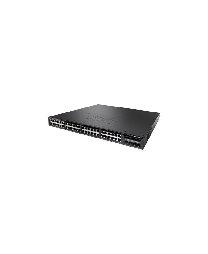 Cisco Catalyst 3650 48 Port Full PoE 4x10G Uplink IP Base Switch WS-C3650-48FQ-S-RF