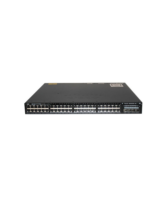 Cisco Catalyst 3650 48 Port PoE 4x1G Uplink w/ 5AP license IPB Switch