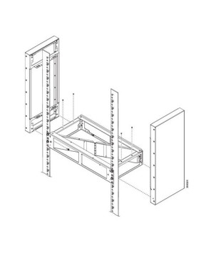 Cisco A907-F2B-AIR-U-RF Universal front to back Airflow Deflector for ASR 907