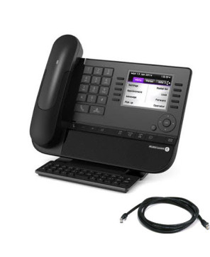 Alcatel-Lucent 8068S Premium Bluetooth IP Deskphone in Black 3MG27206WW