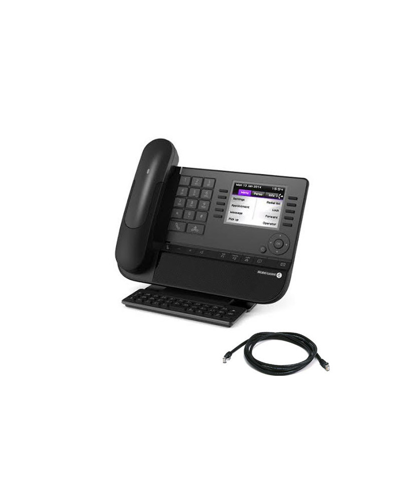 Alcatel-Lucent 8068S Premium Bluetooth IP Deskphone in Black 3MG27206WW