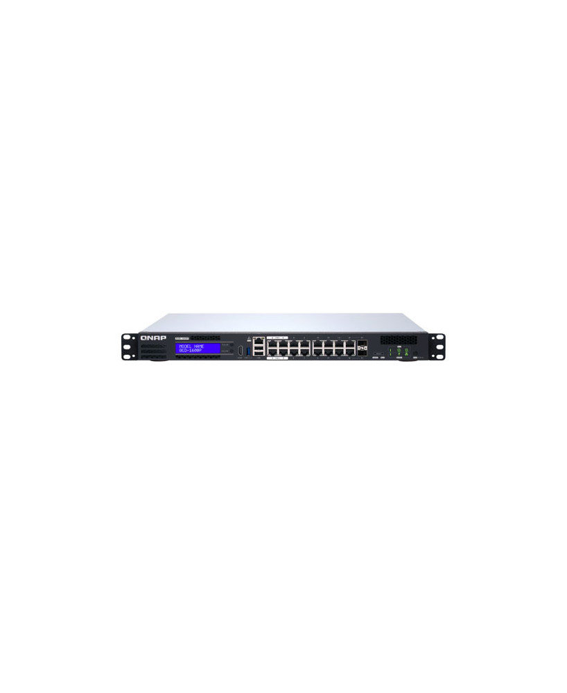 QNAP 16 Port Switch with NAS, J4115 Celeron, 4GB, 2 SPF+, POE QGD-1600P-4G