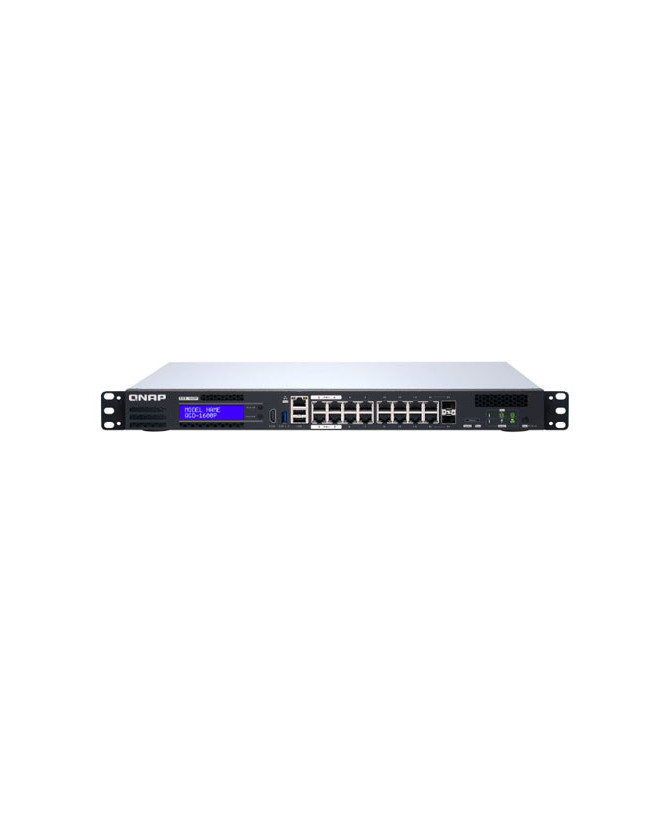 QNAP 16 Port Switch with NAS, J4115 Celeron, 4GB, 2 SPF+, POE QGD-1600P-4G