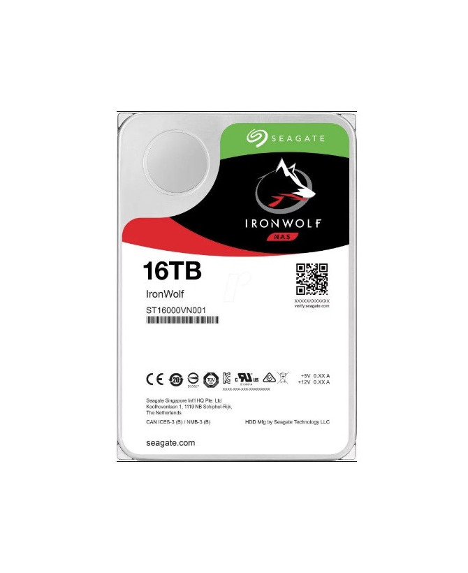 Buy Seagate IronWolf 16TB 7200 RPM SATA III 3.5" Internal NAS HDD ST16000VN001