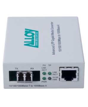 Buy Alloy 10Km 10/100/1000Base-T to Single Mode 1310nm Gigabit Fibre LC Converter GCR2000LC.10