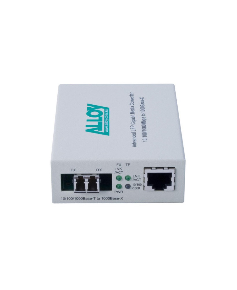 Buy Alloy 10Km 10/100/1000Base-T to Single Mode 1310nm Gigabit Fibre LC Converter GCR2000LC.10