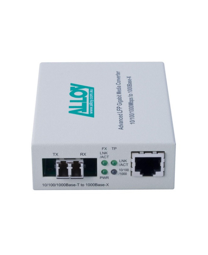 Buy Alloy 10Km 10/100/1000Base-T to Single Mode 1310nm Gigabit Fibre LC Converter GCR2000LC.10