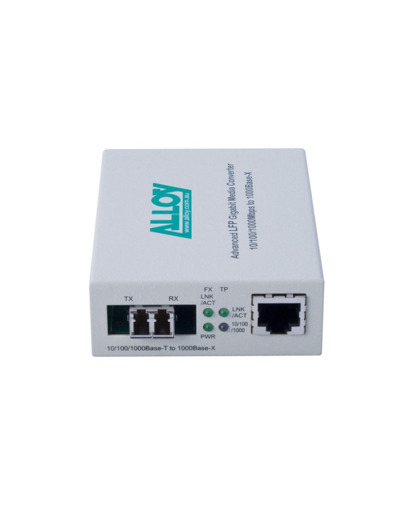 Buy Alloy 50Km 10/100/1000Base-T to Single Mode 1310nm Gigabit Fibre LC Converter GCR2000LC.50