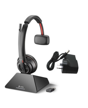 HP Poly/Plantronics Savi S8210-M UC USB-A Mono Wireless Headset 209212-02 / 8D3F1AA