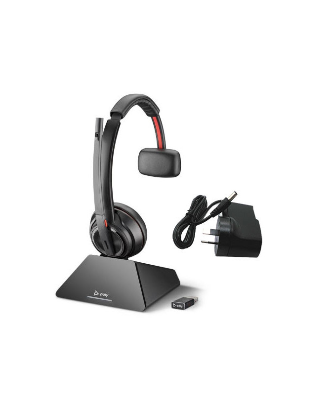 HP Poly/Plantronics Savi S8210-M UC USB-A Mono Wireless Headset 209212-02 / 8D3F1AA