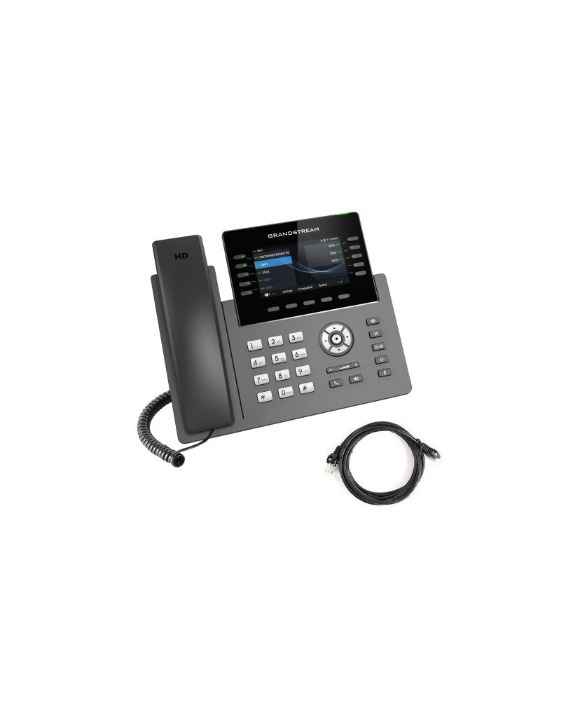 Grandstream 10-Line IP Phone GRP2615 with Dual-Band WiFi and Bluetooth Support