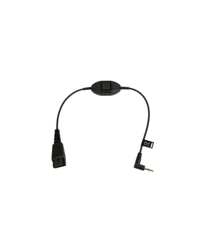 Jabra QD to 2.5mm Plug Cord with PTT 8800-00-55 for Ericsson DECT DT590